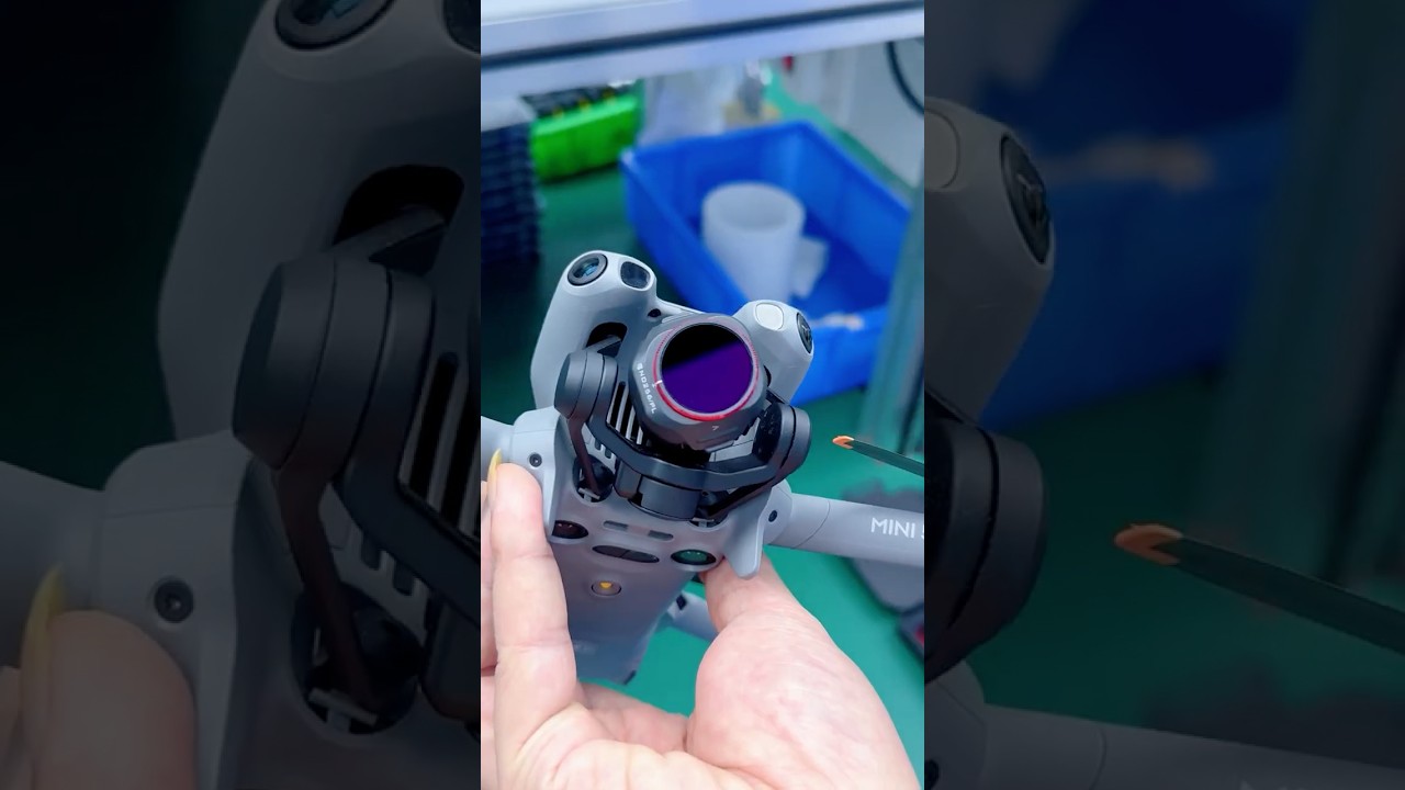 DJI Mini 5 Pro ND filter sets factory tour