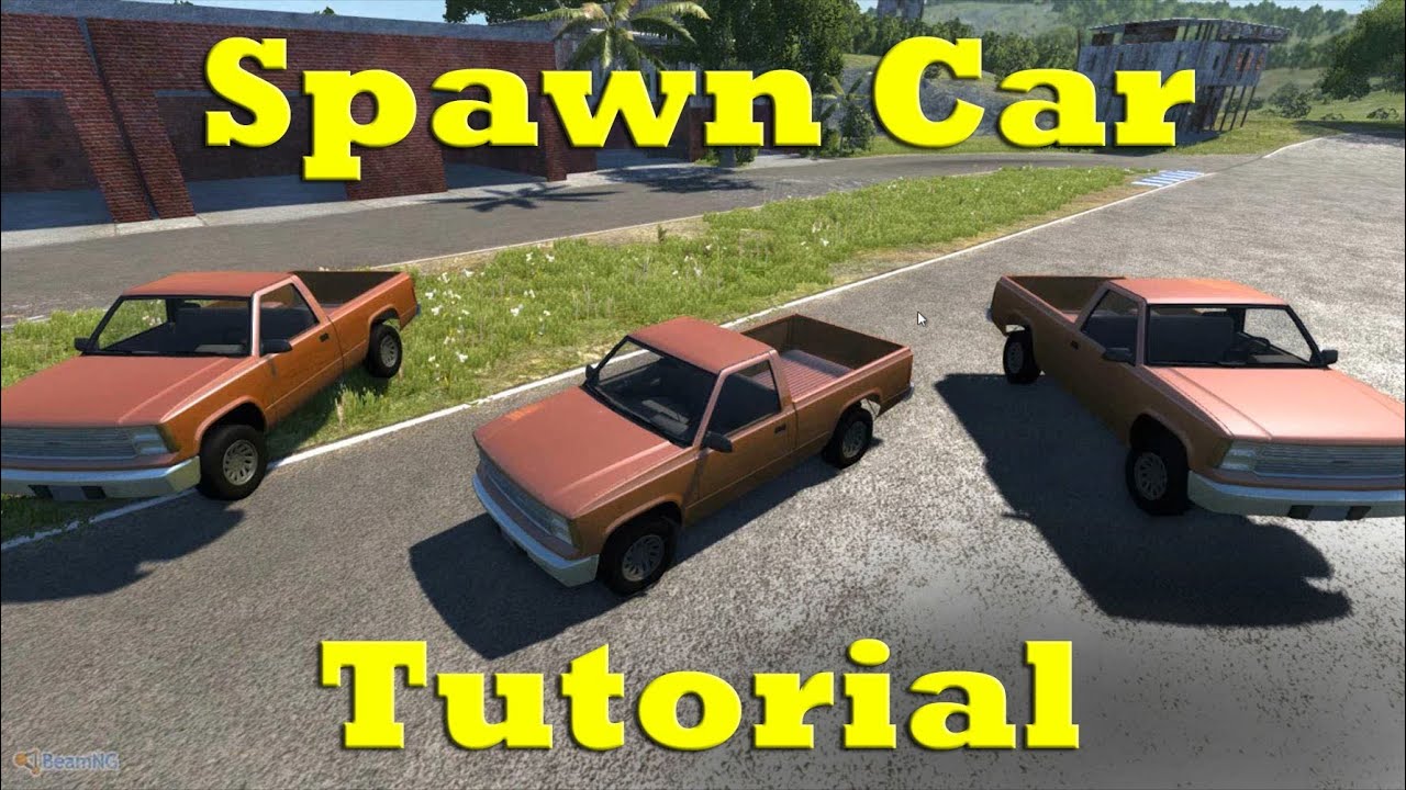 BeamNG DRIVE How to Spawn Cars Tutorial - 1080p HD