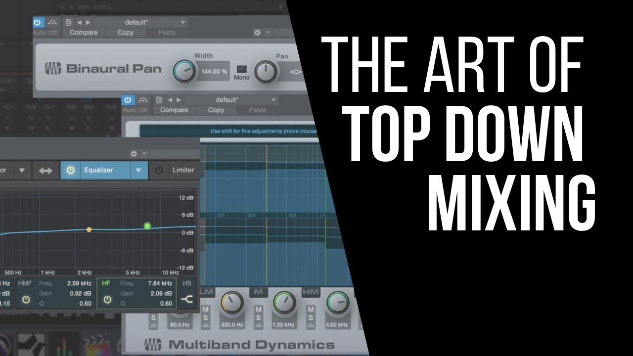 Top Down Mixing In PreSonus Studio One - RecordingRevolution.com