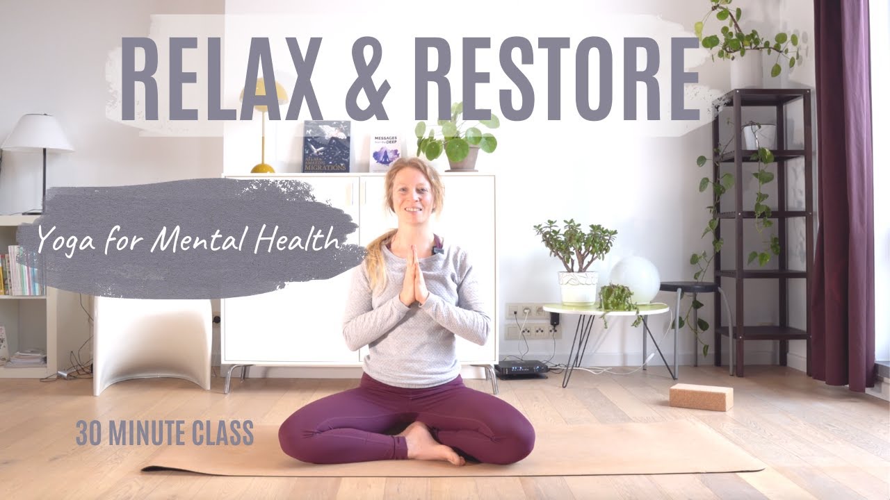 Deeply Restorative Therapeutic Somatic Yin Yoga Class ⎮ Yoga for Mental Health