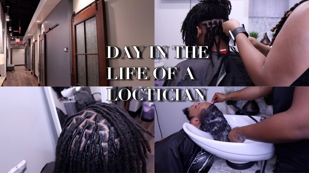 DAY IN THE LIFE OF A FULL TIME LOCTICIAN | 6 CLIENTS IN ONE DAY 😳