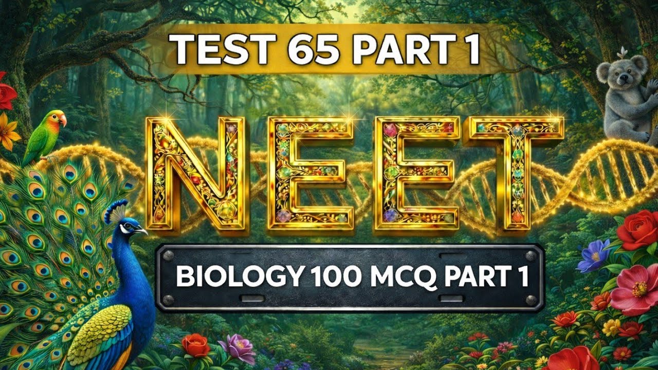 100 Most Expected Question For Neet   2026 BIOLOGY BEST MCQ NEET