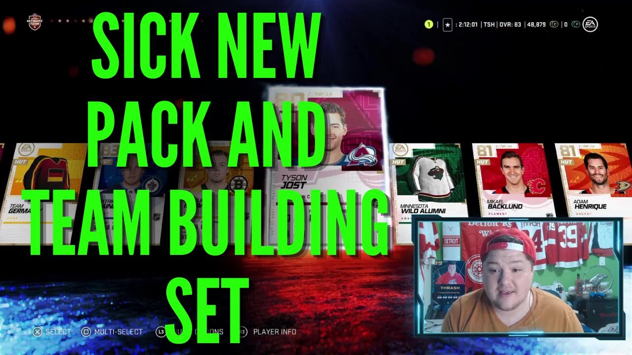 FIRST TEAM BUILDING SET AND JUMBO ELITE PACK! - NHL 21