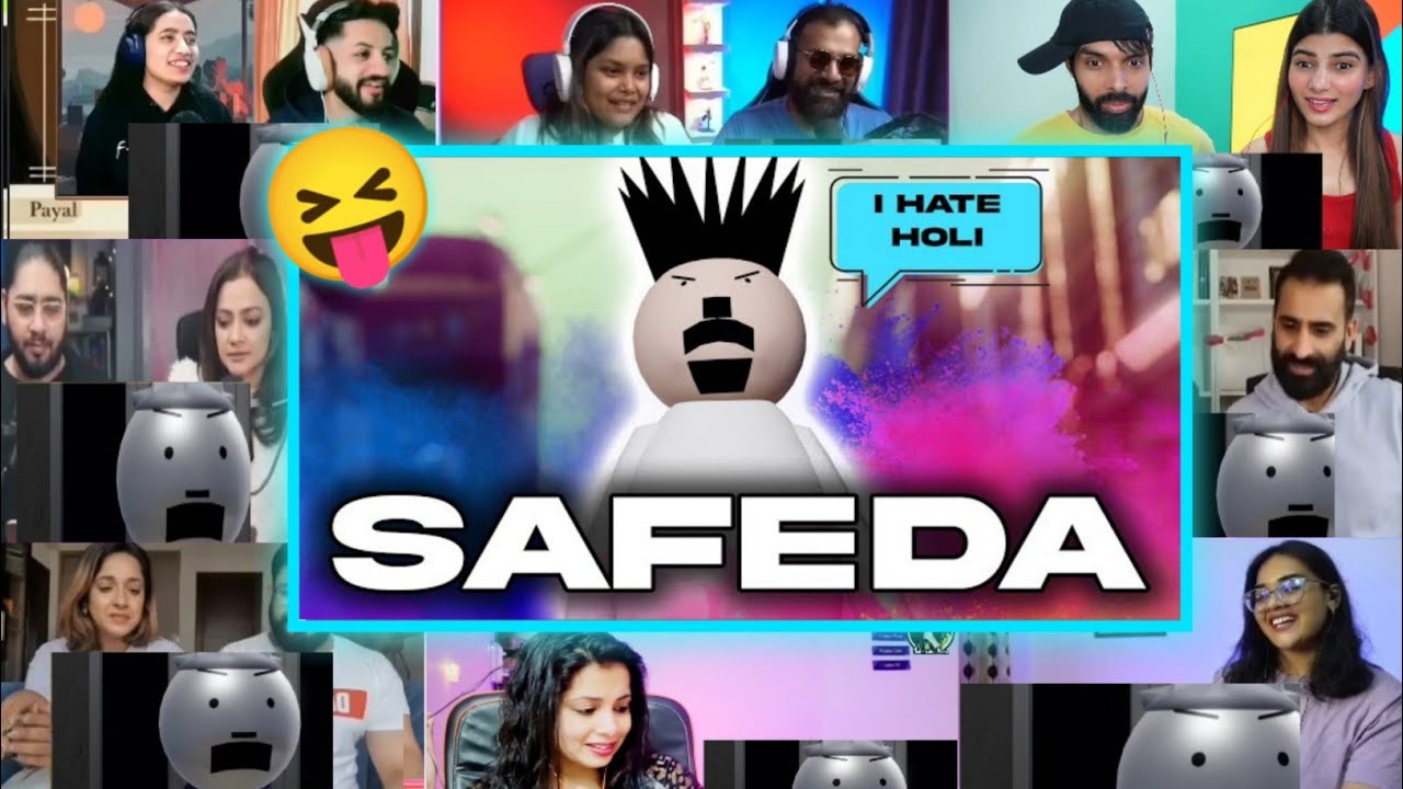 MAKE JOKE OF ||MJO|| - SAFEDA (HOLI SPECIAL) reaction mashup | Mjo reaction