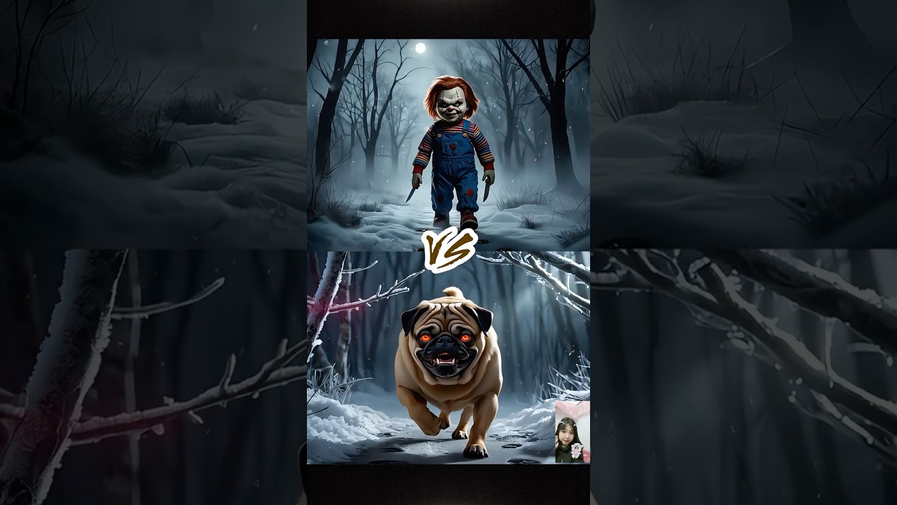 Chucky (Child's Play series) vs 10 Fierce Dogs - Terrier, Poodle, Samoyed, and Other Mighty Pooches!