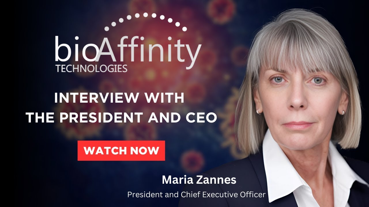 Inside bioAffinity Technologies: CEO Maria Zannes on Noninvasive Diagnostics & Cancer Detection