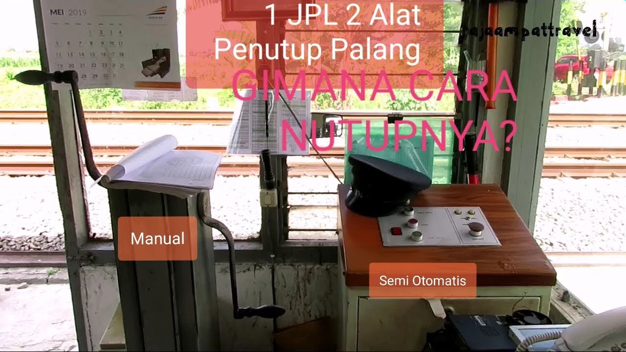 Cara Menutup Palang di JPL 295 KUTU. Sesuai SOP
