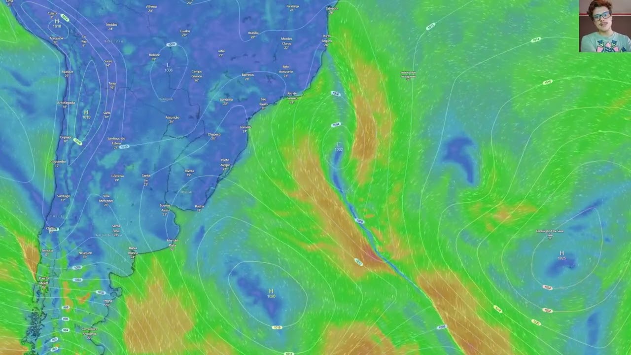 #alerta para #temporais e chuva volumosa no ES e áreas de MG - todo o Sudeste tem chuva - 23/02/2026