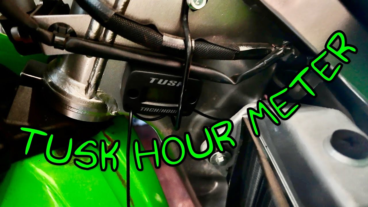 Kawaski KLX 300R Hour Meter Install