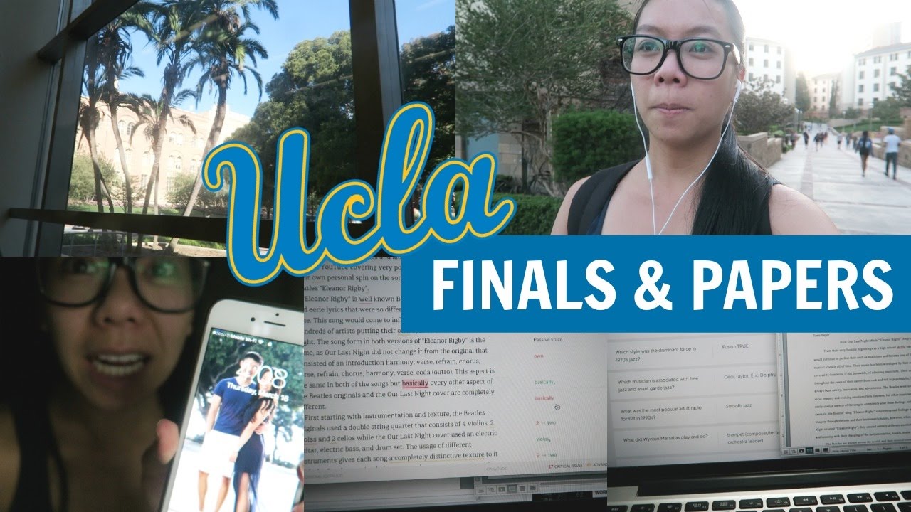 My Journey to Conquer 2 Final Exams & A Final Paper in 20 Hours! #UCLAStudentLife
