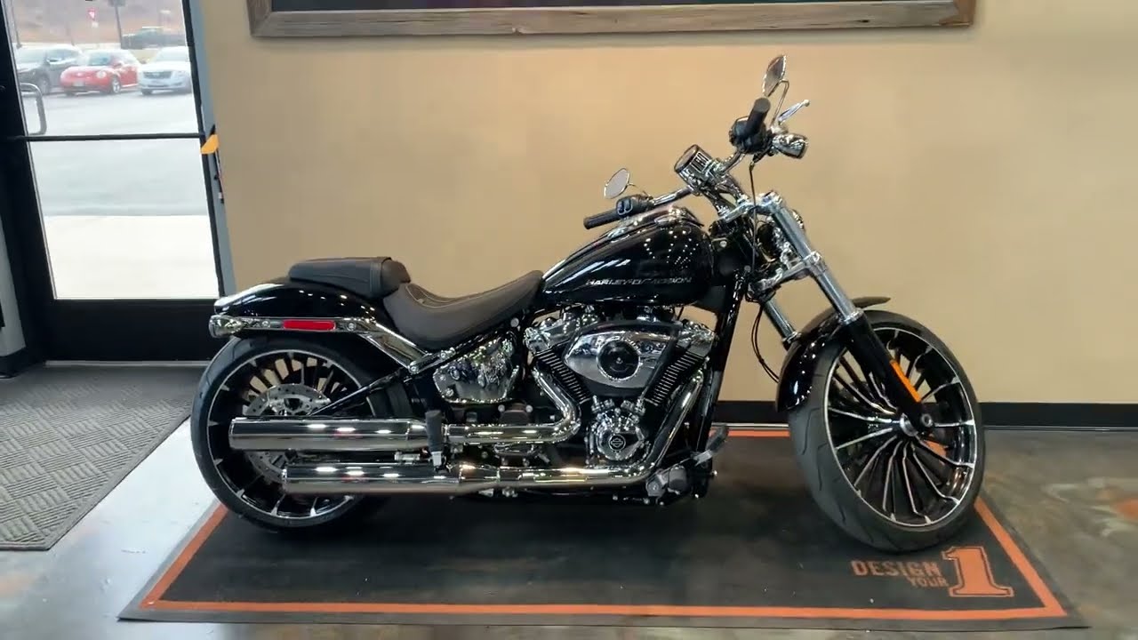 ALL NEW! 2025 Harley-Davidson Softail Breakout in Vivid Black-FXBR