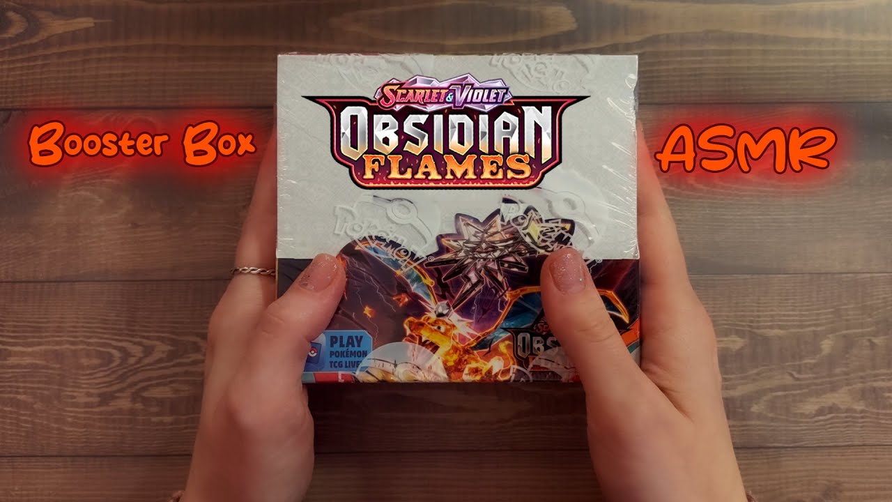 Pokemon Obsidian Flames Booster Box Opening (ASMR)