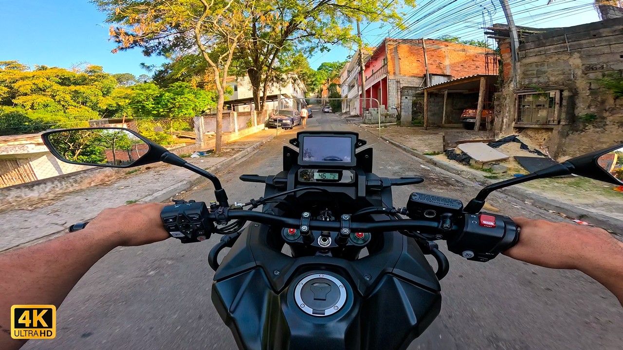 ACELEREI A AFRICA TWIN SÓ O CANO … [4K]
