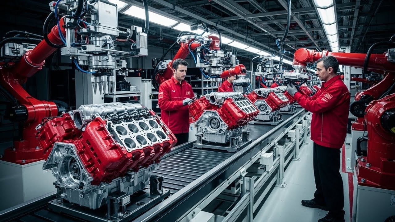Inside Ferrari’s V12 Engine Factory: The Precision Behind a Hypercar Powerhouse