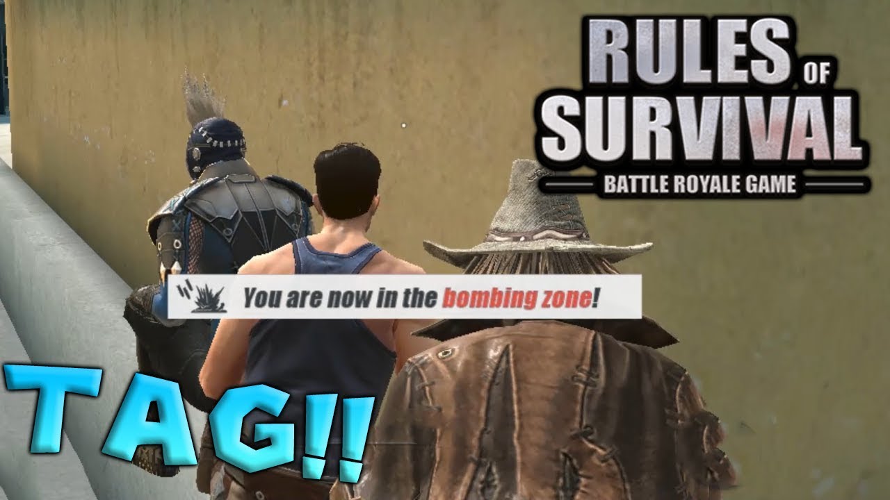 HILARIOUS TAG CUSTOM GAME IN RULES OF SURVIVAL!!