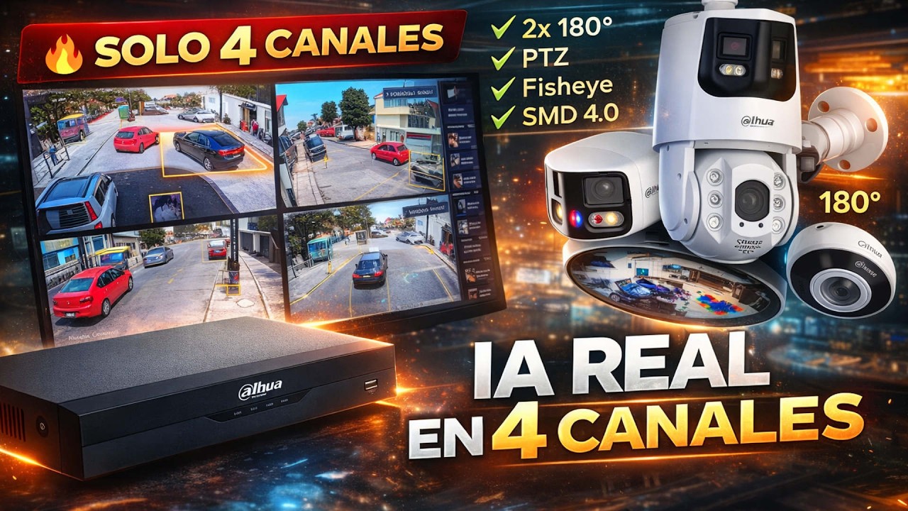 NVR Dahua 2104HS - El Grabador Econ&oacute;mico con IA que lo hace TODO