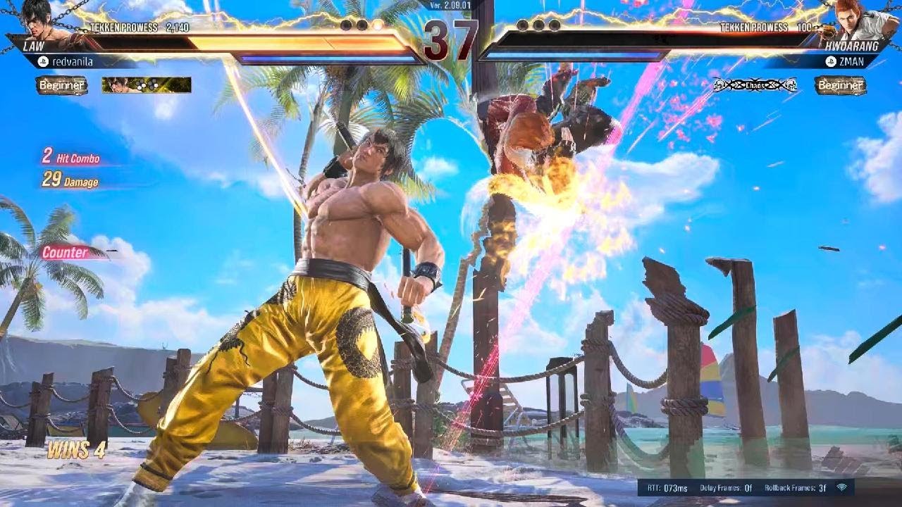 Law vs Hwoarang