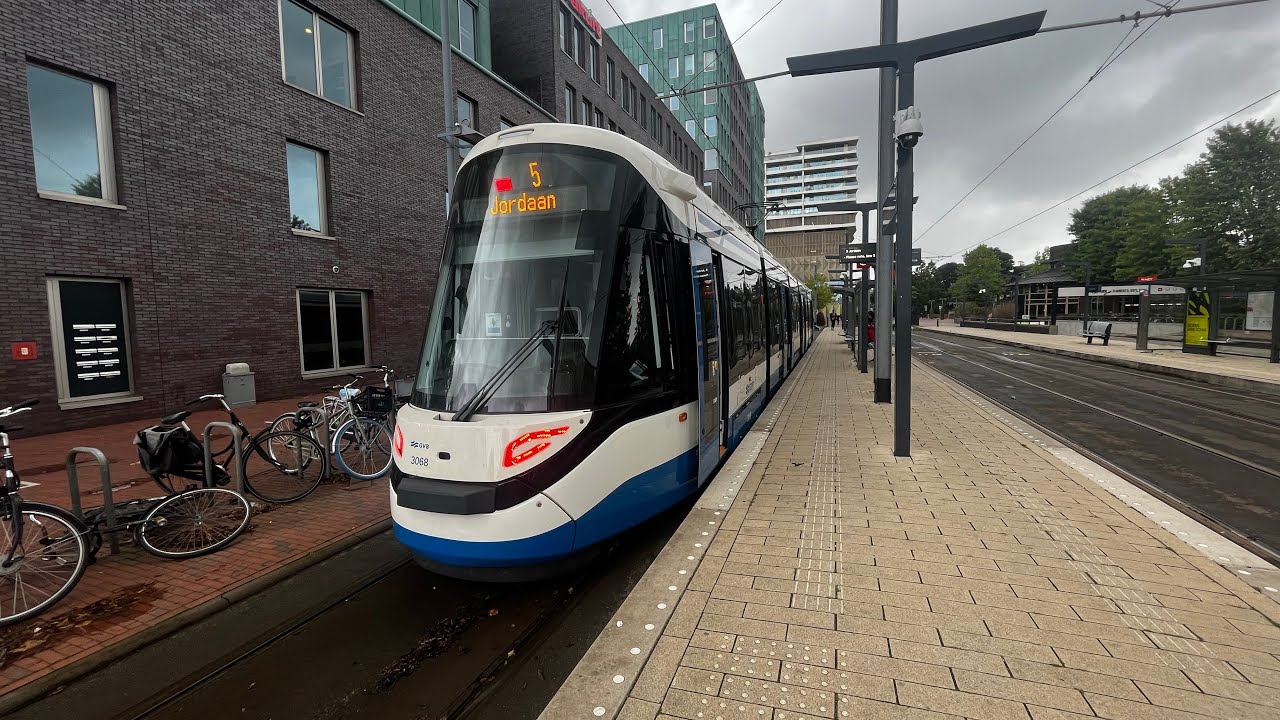 GVB | Amsterdam | Cabine | Lijn 5 | Amstelveen Stadshart - Jordaan | 2023 | Als 15G | Met Muziek