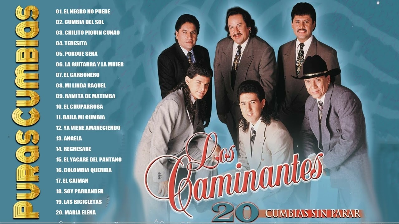 LOS CAMINANTES Y SUS MEJORES CUMBIAS DE LOS 90'S 🎺 LOS CAMINANTES SUPER CUMBIAS BAILABLES