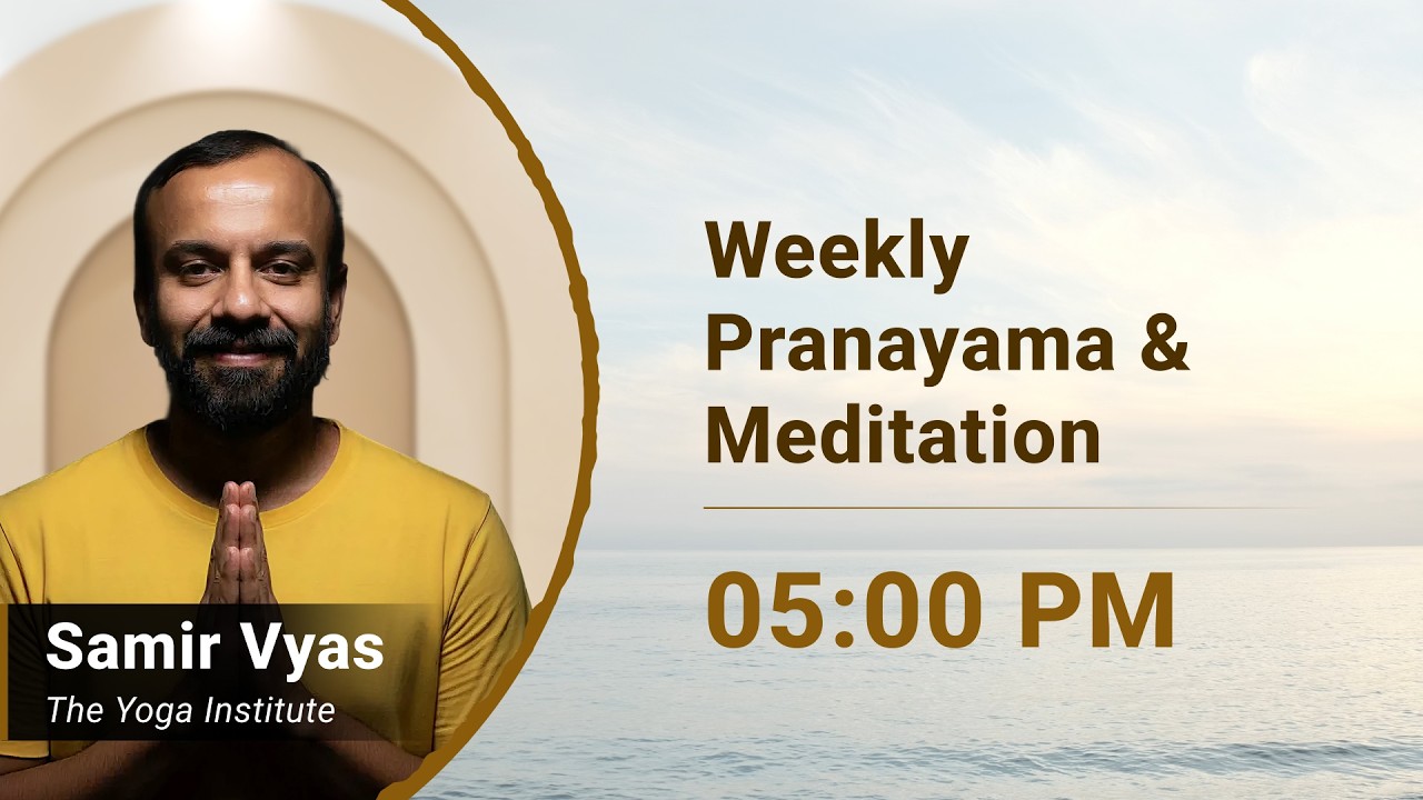 Pranayama & Meditation Session with Samir Vyas  | Saturday,  7th February I TimesHealth+
