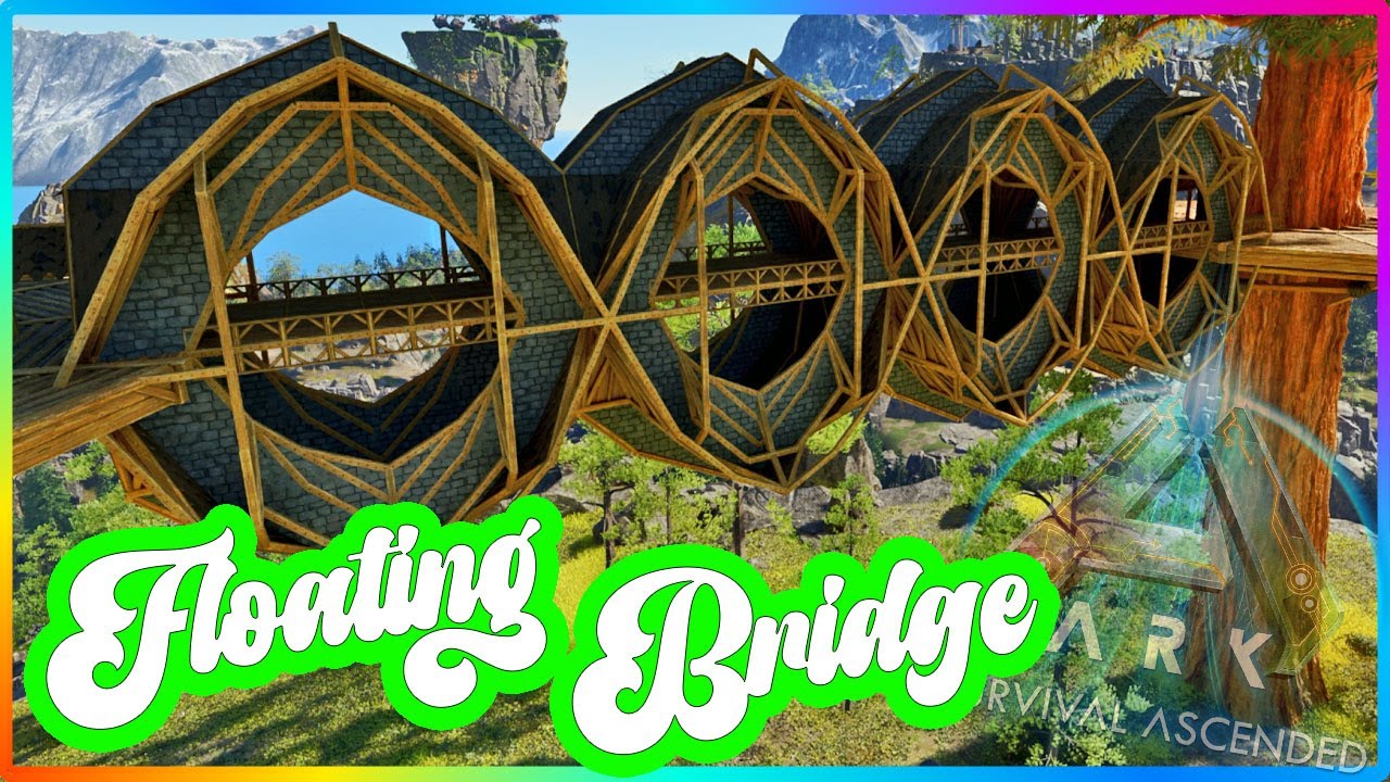 Epic Floating Bridge In Ark Ascended