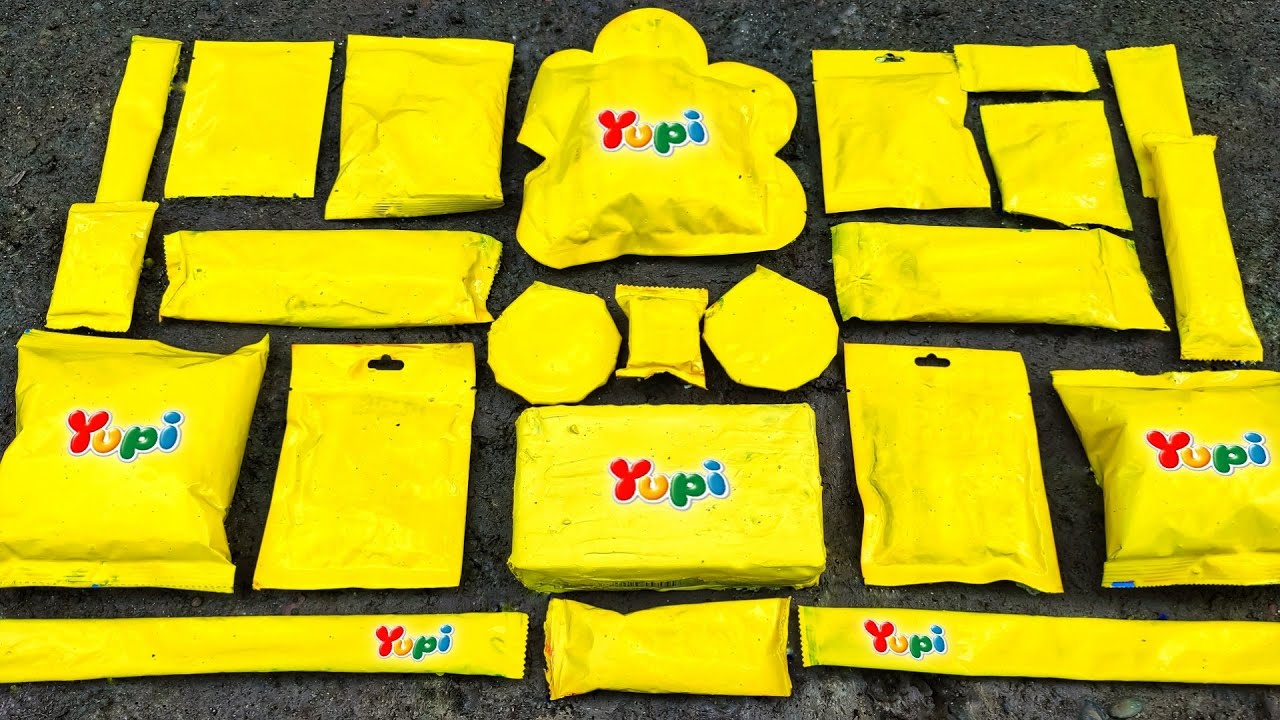 MEMBERSIHKAN PERMEN YUPI PENUH KOTORAN LUMPUR ! Yupi Burger, Yupi SeaWorld, Yupi Dino Land