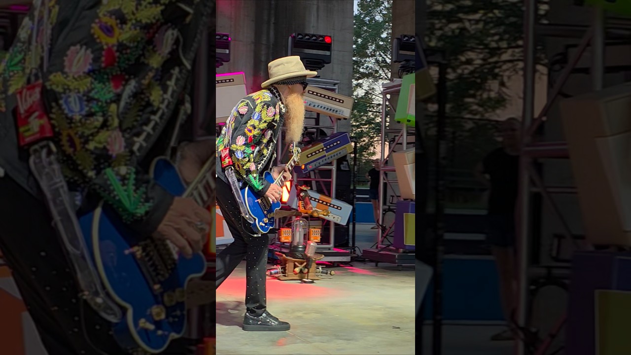 Night Ranger & ZZ TOP - Billy Gibbons showing skills for Eric Levy - Sharp Dressed Man 08/10/25