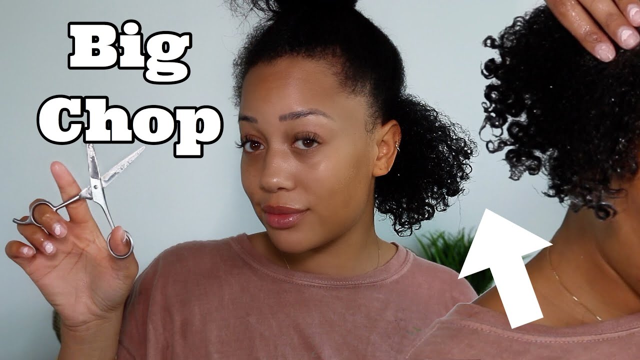 BIG CHOP : WATCH ME CUT OFF MY HAIR! No More Permed Ends