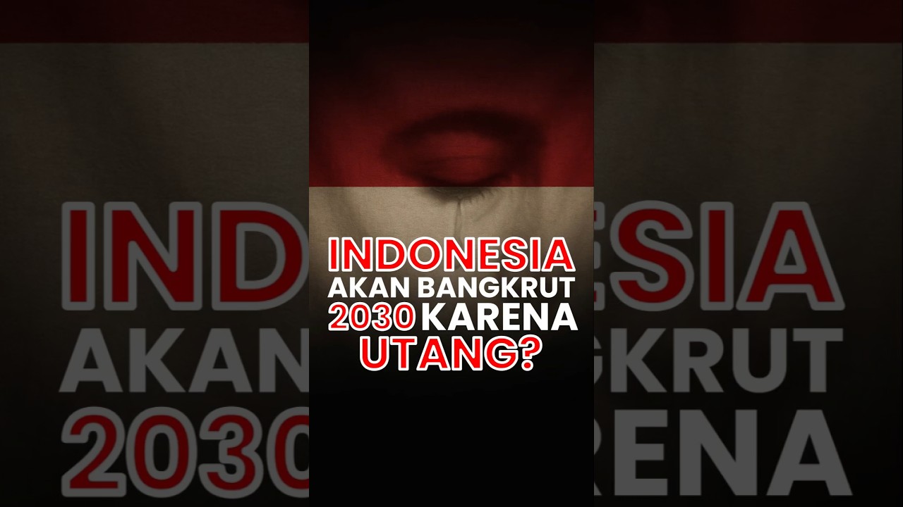 BENARKAH INDONESIA AKAN BANGKRUT TAHUN 2030 KARENA UTANG?