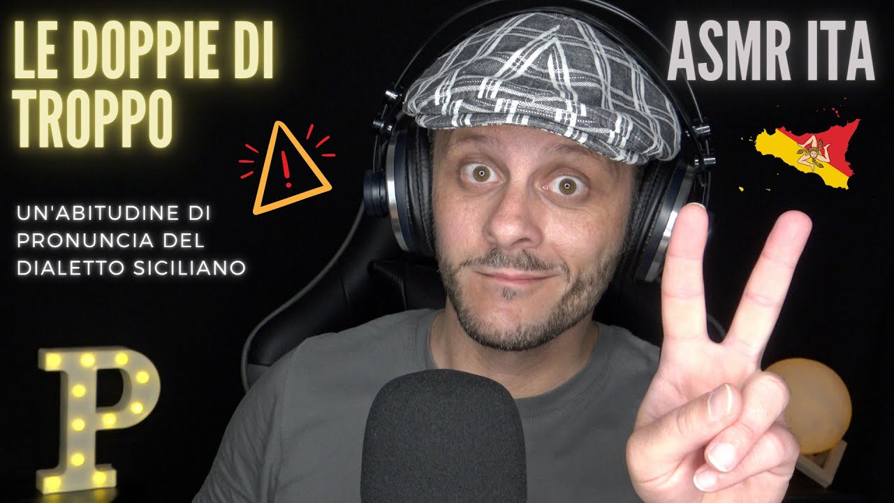 ASMR ITA | La tendenza all'utilizzo eccessivo delle doppie in Sicilia | Relaxing sicilian lesson 📖😌💤