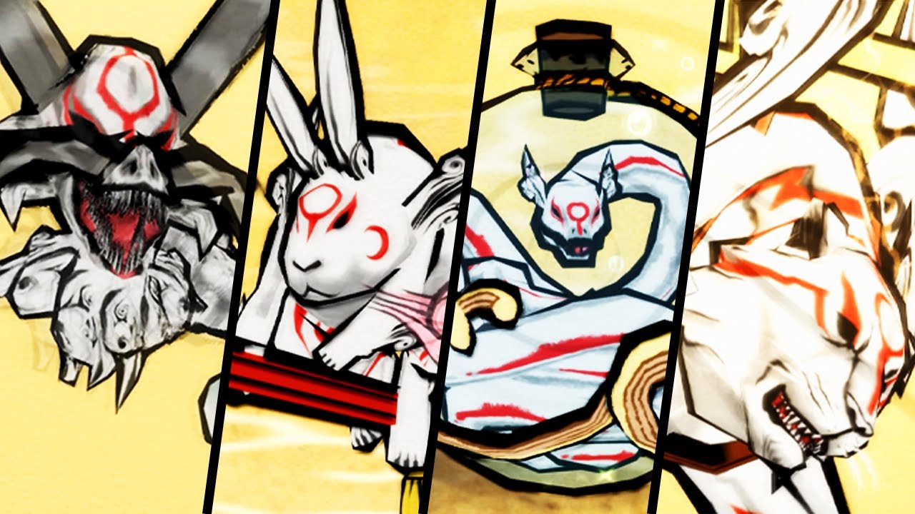 ŌKAMI HD All Celestial Brush Gods Scenes (4K 60FPS)