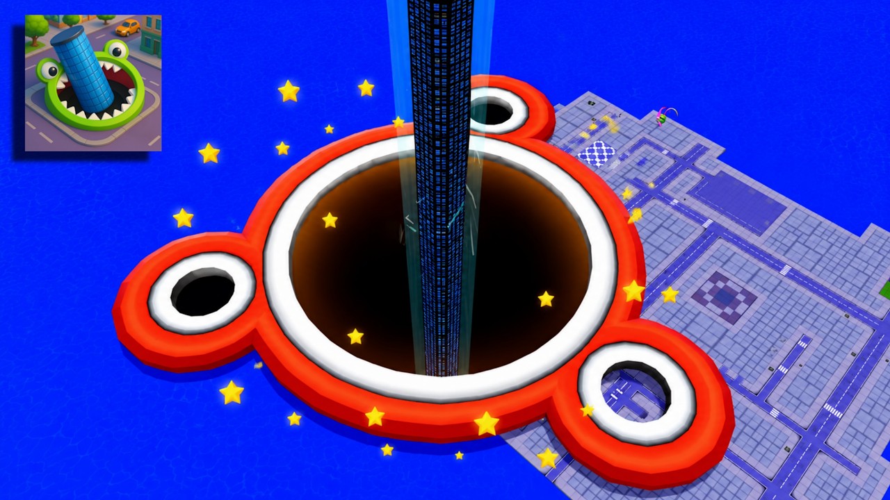 Hole.io - Gameplay Walkthrough Tutorial Hole Evolution New Mobile Game (Android,iOS)