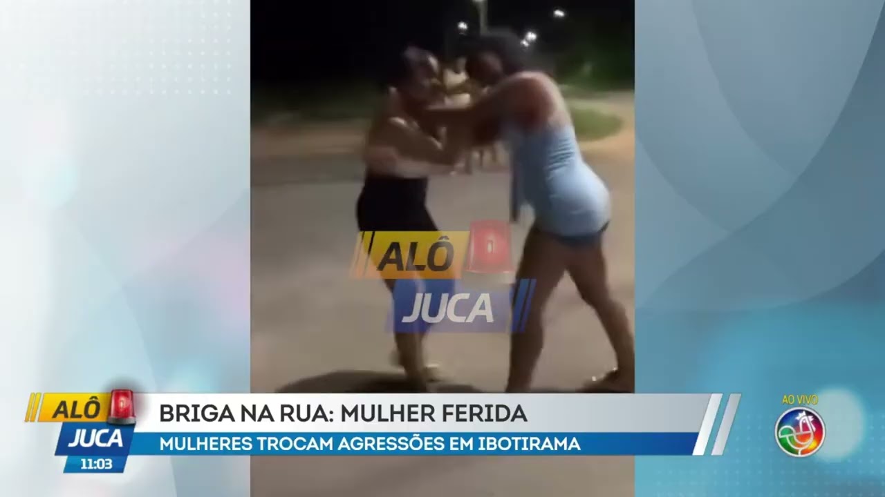 Briga na rua mulher ferida | AL&Ocirc; JUCA | TV ARATU