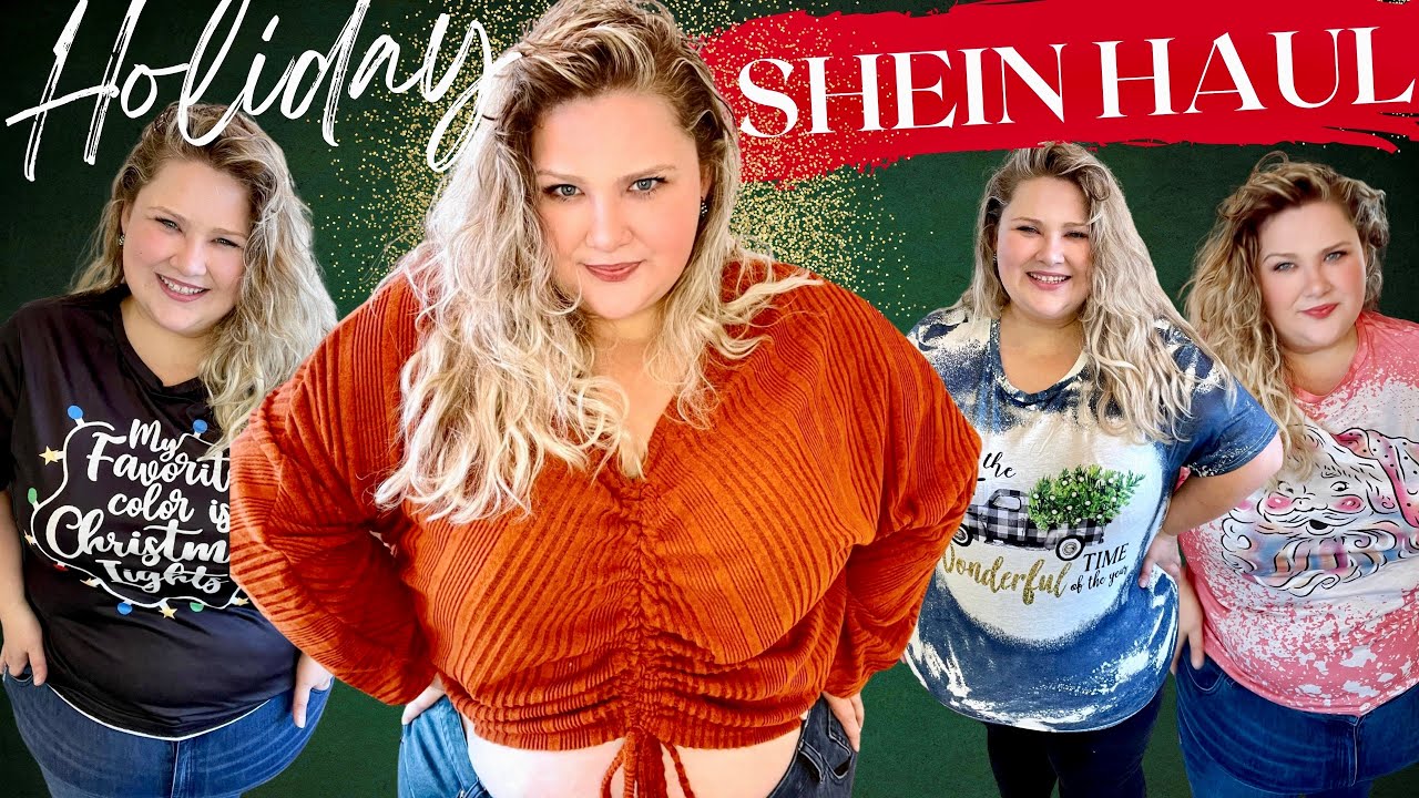 A VERY MERRY SHEIN TRY ON HAUL | PLUS SIZE