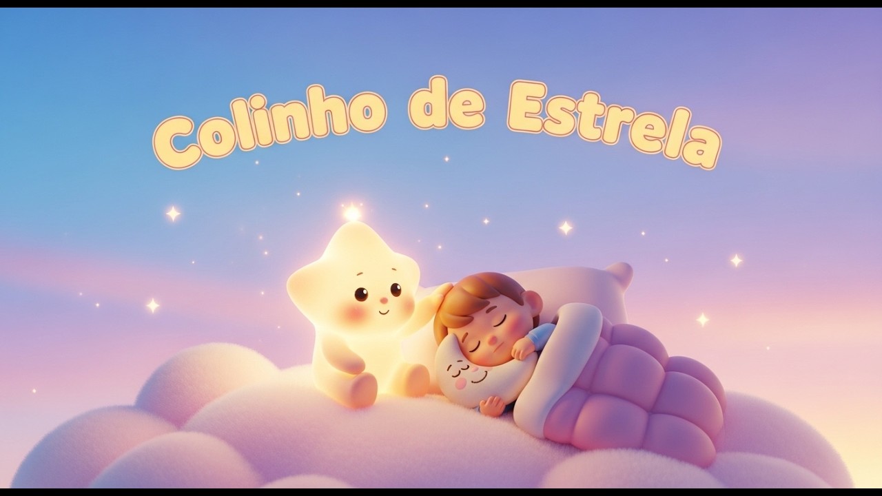 Colinho de Estrela  🌙 A Canção Mais Carinhosa para Acalmar e Adormecer e Ninar com Amor