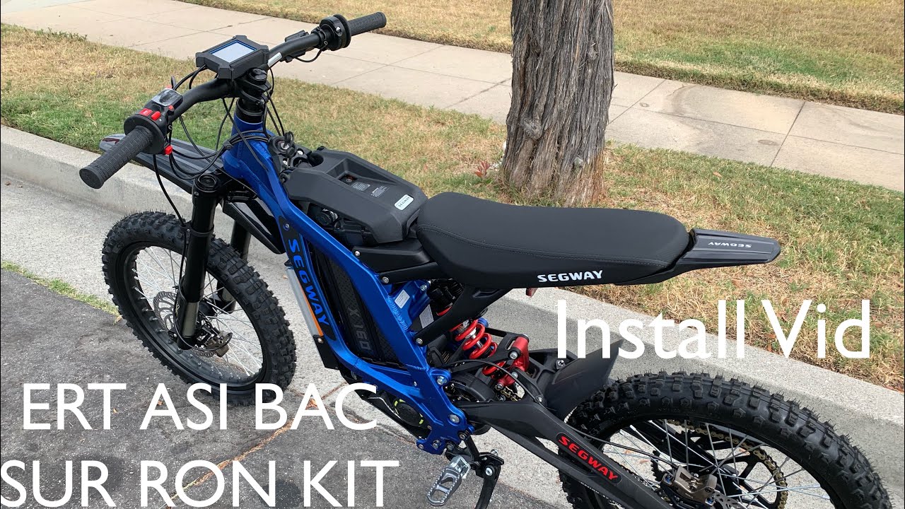 ERT ASI BAC8000 NXT Sur Ron installation video