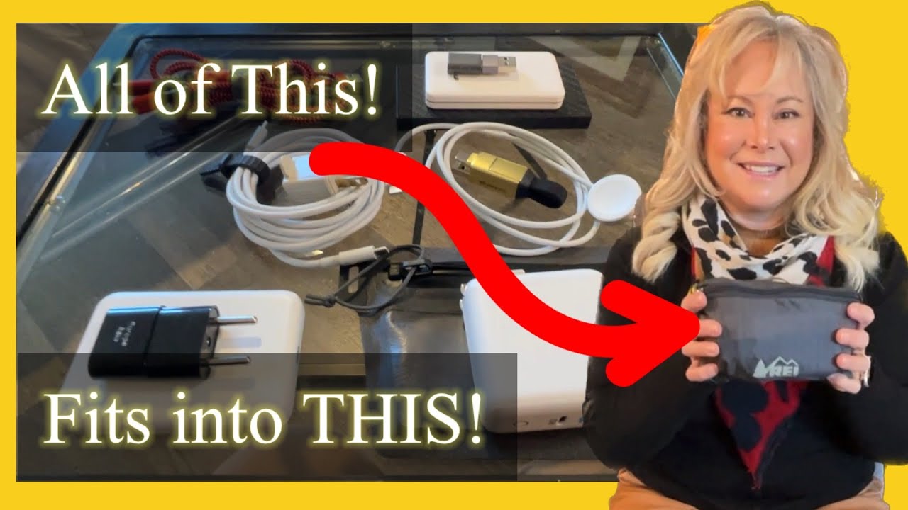 Electronics You Need for a Long Haul Flight! Minimalist Bag!