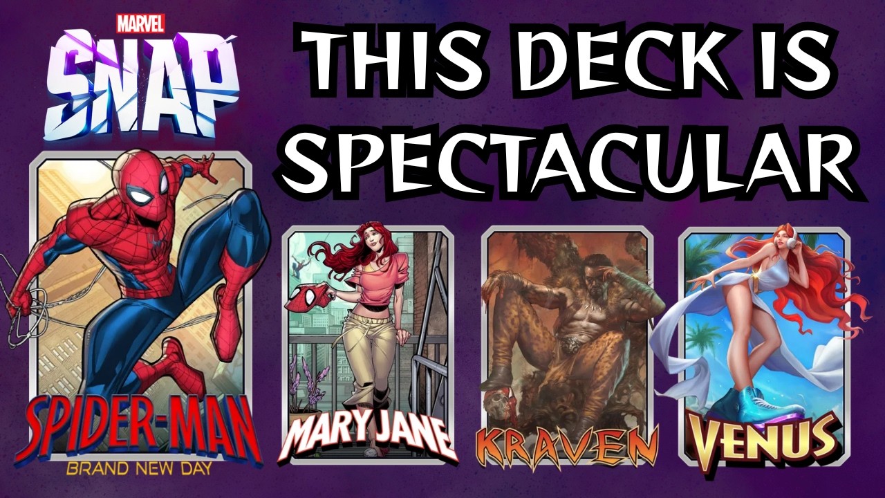 The Kinetic Romance! Spider-Man and Mary Jane Scale-Up the Board | Marvel Snap Gameplay