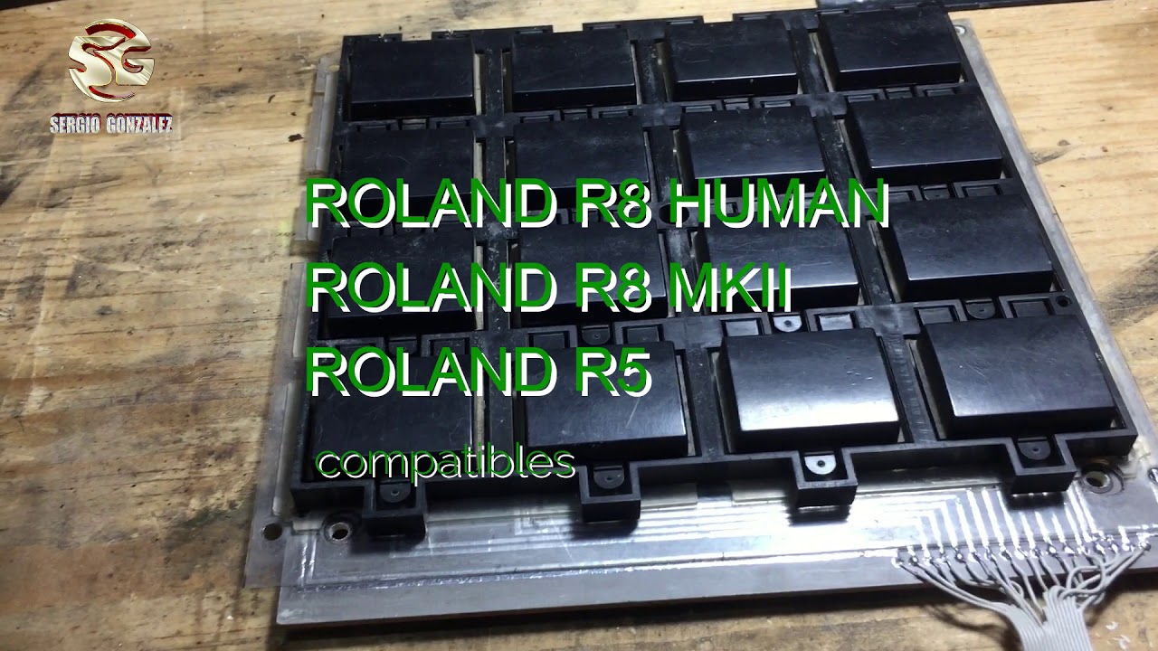 ROLAND R8 MKII y ROLAND R5 ,Te fabricamos los PADS BOTONERAS para