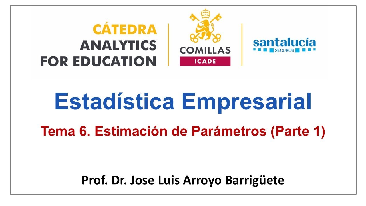 Estadística Empresarial. Tema 6: Estimación de Parámetros (Parte 1: Conceptos Básicos)