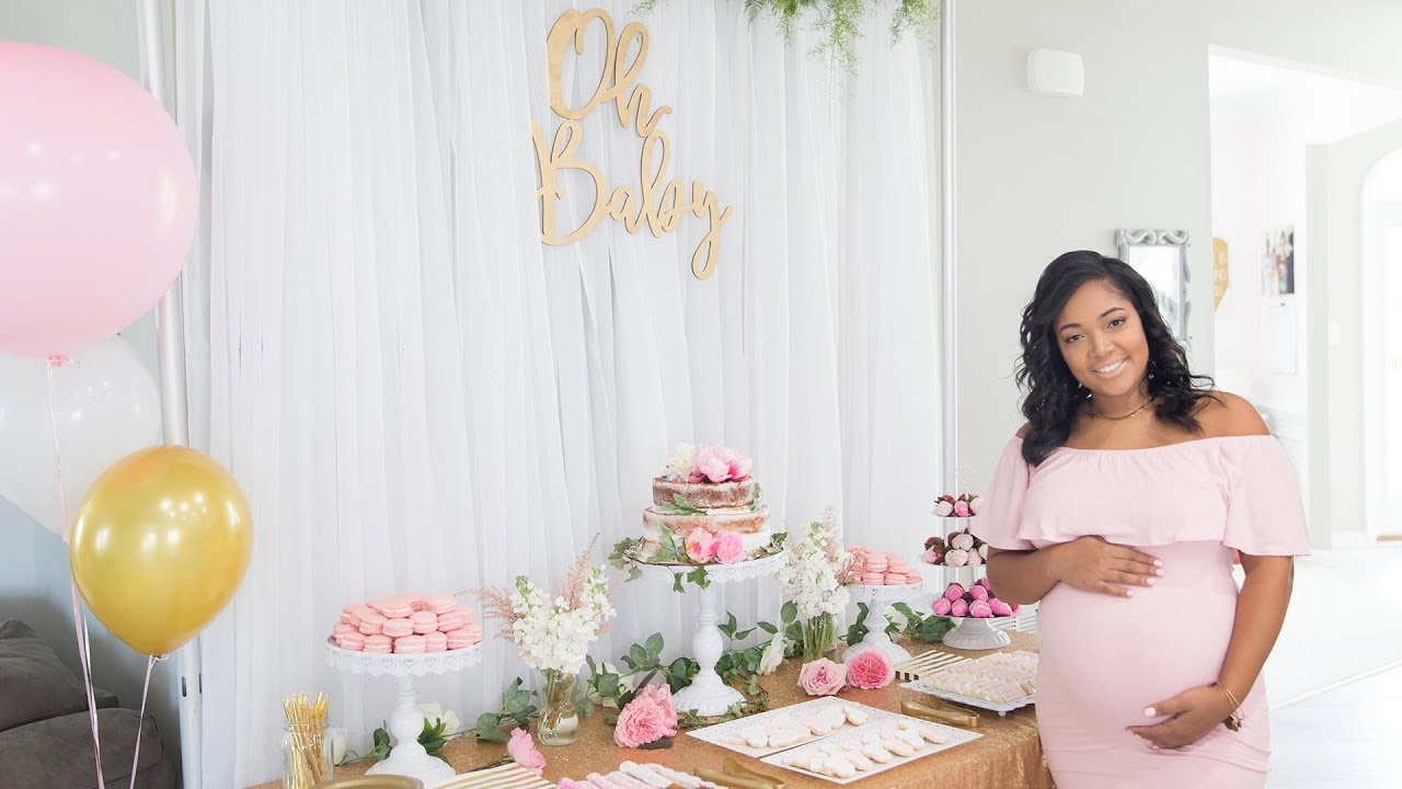 OUR BABY GIRLS BABY SHOWER + MILK BATH MATERNITY PHOTOSHOOT!!