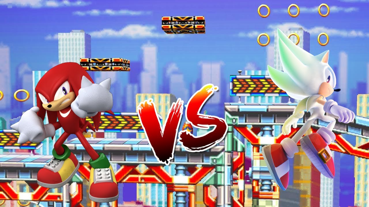 SSBB HACK Knuckles VS Hyper Sonic