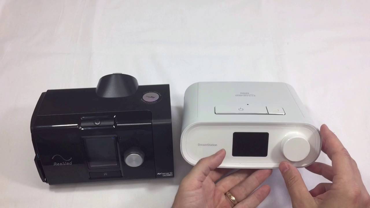 Respironics DreamStation vs. ResMed AirSense 10 Auto CPAP Machine