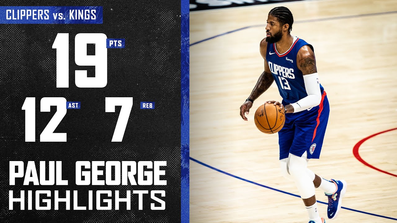 Paul George Ties Career-High Assists with 12 Dimes vs. Sacramento Kings | LA Clippers