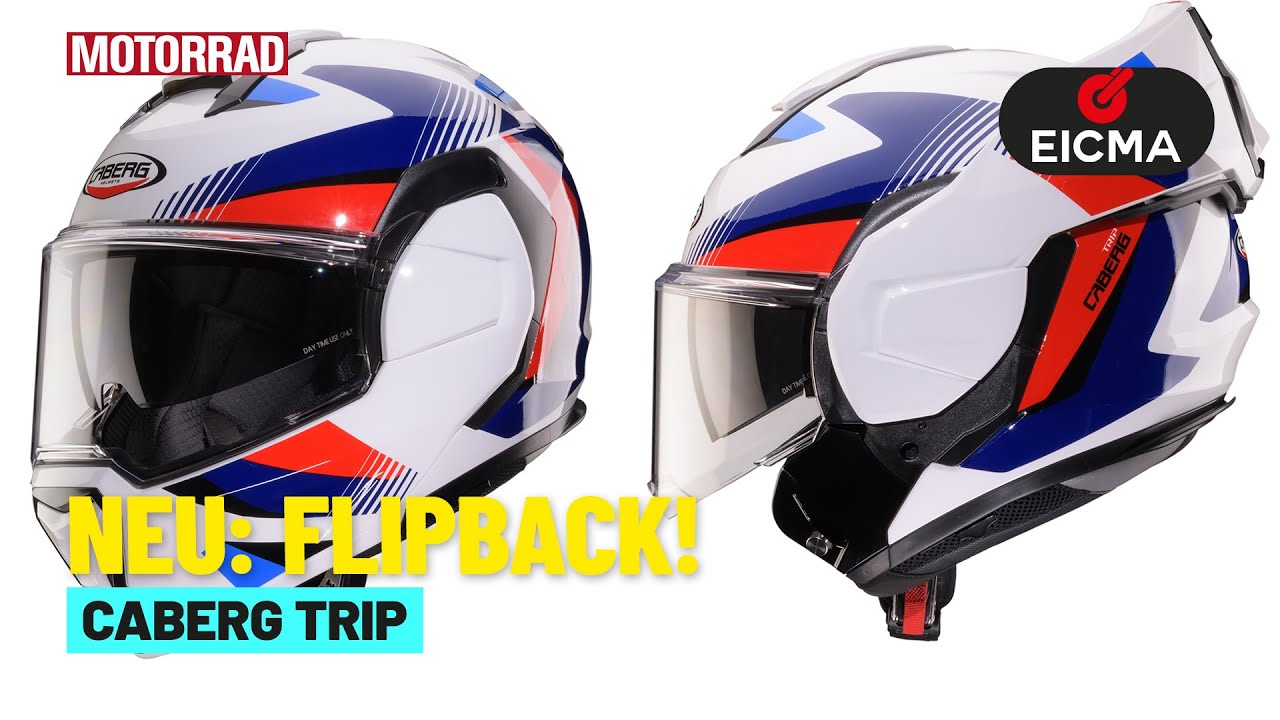 CABERG TRIP: Neuer Flipback-Helm! Preis, Funktionen & Marktstart 2026 | Coffee Stop Eicma