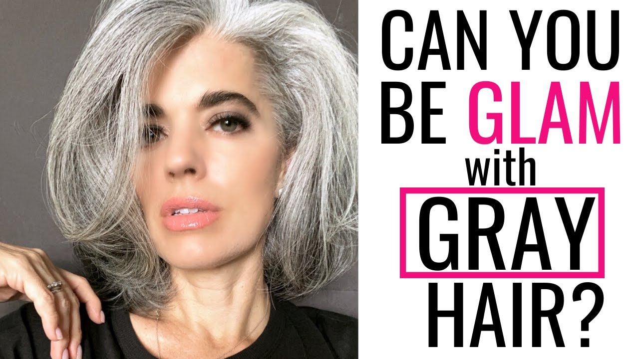 CAN YOU BE GLAM WITH GRAY HAIR? | Nikol Johnson