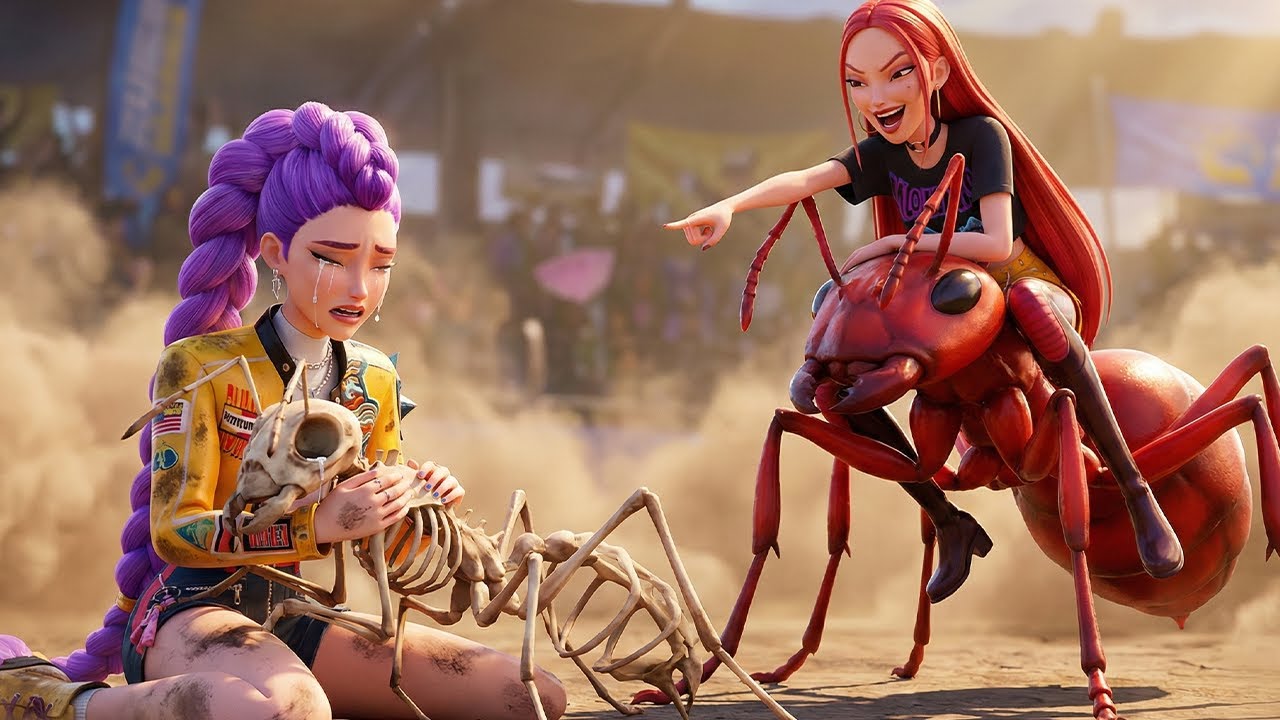 RUMI Gets Giant Ant Racing Championship - KPOP Demon Hunters