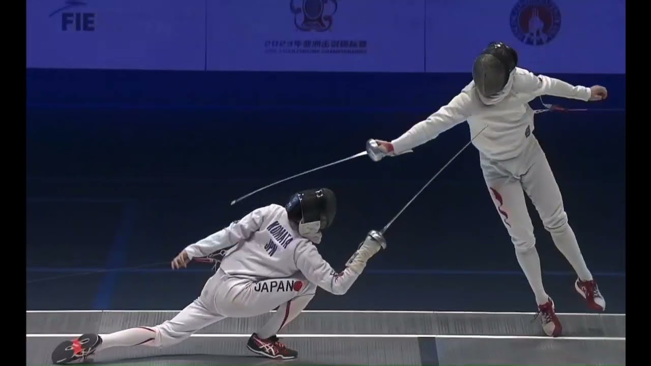 Asian Championships 2023 SME - L4 - Komata Akira JPN v Yu Lefan CHN