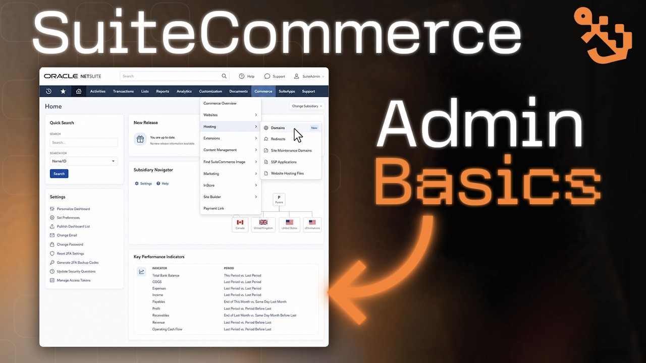 NetSuite Training | #SuiteCommerce Administrator Tasks (General)