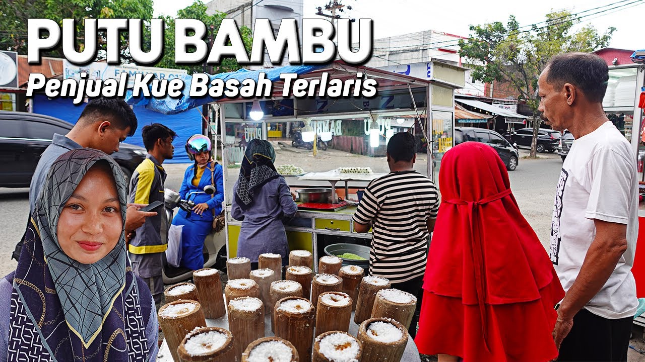 WANITA TANGGUH, NEKAT USAHA KUE PUTU BARENG SUAMI SEKARANG PUNYA 2 CABANG - CARA BIKINNYA MUDAH